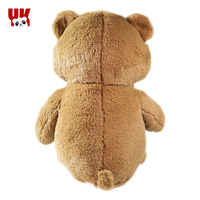 Ours en peluche assis Yuankang en coton super doux, 31cm-50cm, lavé au Vietnam, K200453, jouet en peluche de Noël OPP