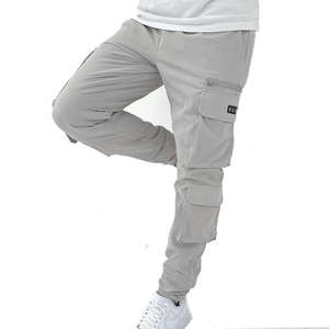 OEM Design personnalisé hommes décontracté 100% coton pantalon léger taille moyenne droite Streetwear Look lavé prix raisonnable - Product Image 1