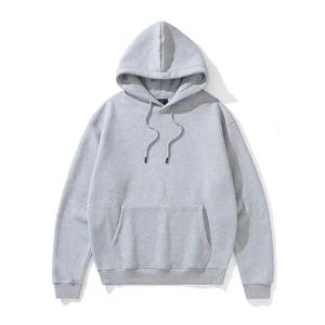 Nouveaux sweats à capuche brodés pour hommes, style décontracté, vêtements d'hiver, 100% coton polaire, impression personnalisée, techniques de teinture unie - Product Image 2