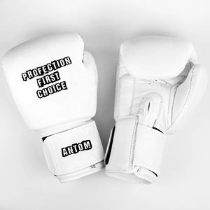 Gants de boxe en cuir imperméables avec logo personnalisé pour l'entraînement et les compétitions professionnelles - Gants confortables - Product Image 4