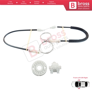 BWR251 Kit de réparation de lève-vitre porte avant gauche ou droite pour Clio MK2 BB/CB 1998-2012 4/5 porte 7700842240 7700842241 - Product Image 3