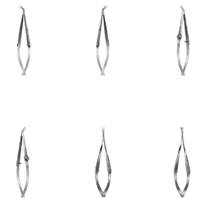 Tijeras de Microtrasplante Corneal Troutman Derecha 10cm, Tijeras Micro Vannas Rectas Troutman-Barraquer 10cm, Tijeras Micro Oftálmicas Rectas 8cm - Product Image 1
