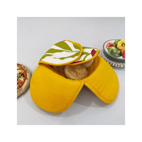 Couverture de corbeille à pain élégante en coton de qualité alimentaire grand 35x25cm carré lavable durable conserve la chaleur présentation de boulangerie