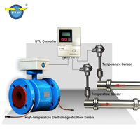 Compteur de chaleur électromagnétique industriel KY CE, compteur BTU, débitmètre magnétique pour eau froide et chaude avec capteurs de température PT1000