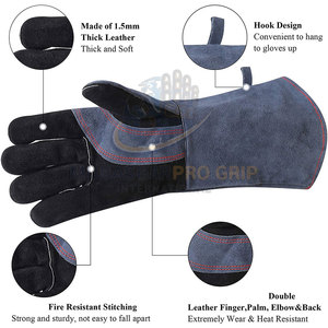Safety Work Wear Welding <b>Gloves</b> Heavy Duty Industrial Welding <b>Gloves</b> High Manufacturers Welding <b>Gloves</b> - Product Image 4