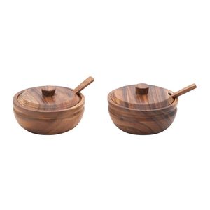 Suministros directos de fábrica, azucarero de forma redonda con cuchara, Calidad exclusiva, cocina de gran tamaño, azucareros clásicos decorativos - Product Image 4