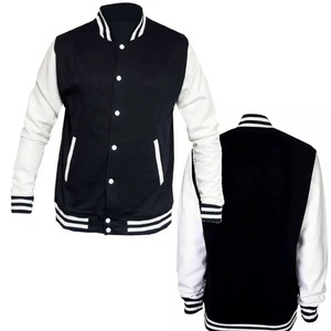 Vestes universitaires en laine personnalisées de haute qualité pour homme, col montant, logo, design respirant, style, vente en gros de vestes universitaires - Product Image 2