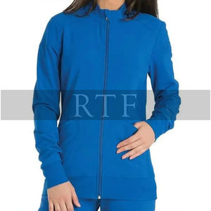 Veste de laboratoire uniforme d'hôpital de gommages de soins infirmiers médicaux de haute qualité par tissu de toile brute à fine pour les médecins - Product Image 4