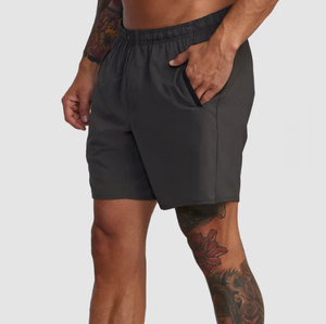 Pantalones cortos de gimnasio para hombre, pantalones cortos elásticos de secado rápido de nailon y LICRA, transpirables, pantalones cortos deportivos con estampado de entrenamiento para hombre - Product Image 3