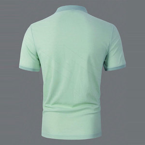 OEM último diseño Polos baratos personalizados Polos hombres algodón tejido de punto Polo camisas - Product Image 3