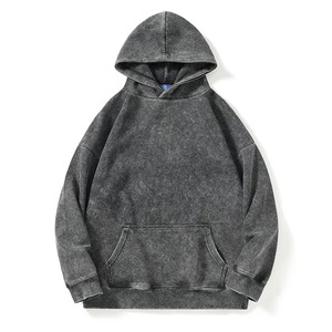 Versión asiática Vintage letra polar sudaderas con capucha Casual en blanco sudaderas con capucha moda algodón estrella sudaderas con capucha hombres mujeres - Product Image 3