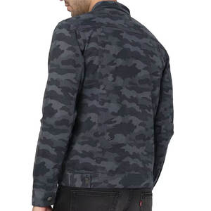 Chaqueta Vaquera Reversible para Hombre con Cuello Alto, Forro de Lana Cortavientos, Diseño Frontal Transpirable y Ecológico - Product Image 3