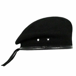 Elegante boina de vendedor de periódicos personalizada sombrero de pintor cómodo 100% gorra de boina de algodón para uso al aire libre - Product Image 2