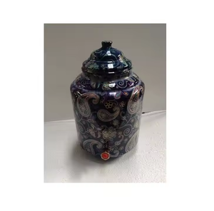 Tendance Gravé À La Main Cuivre Gris Imprimé Distributeur Verres Pot En Cuivre Fournisseur En Gros - Product Image 4