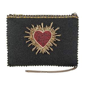 UNIQUE Bohemian Style Embroidery <b>Pearl</b> Evening <b>Clutch</b> <b>Bags</b> Fancy Design Lining Handmade Customizable Colors - Product Image 1