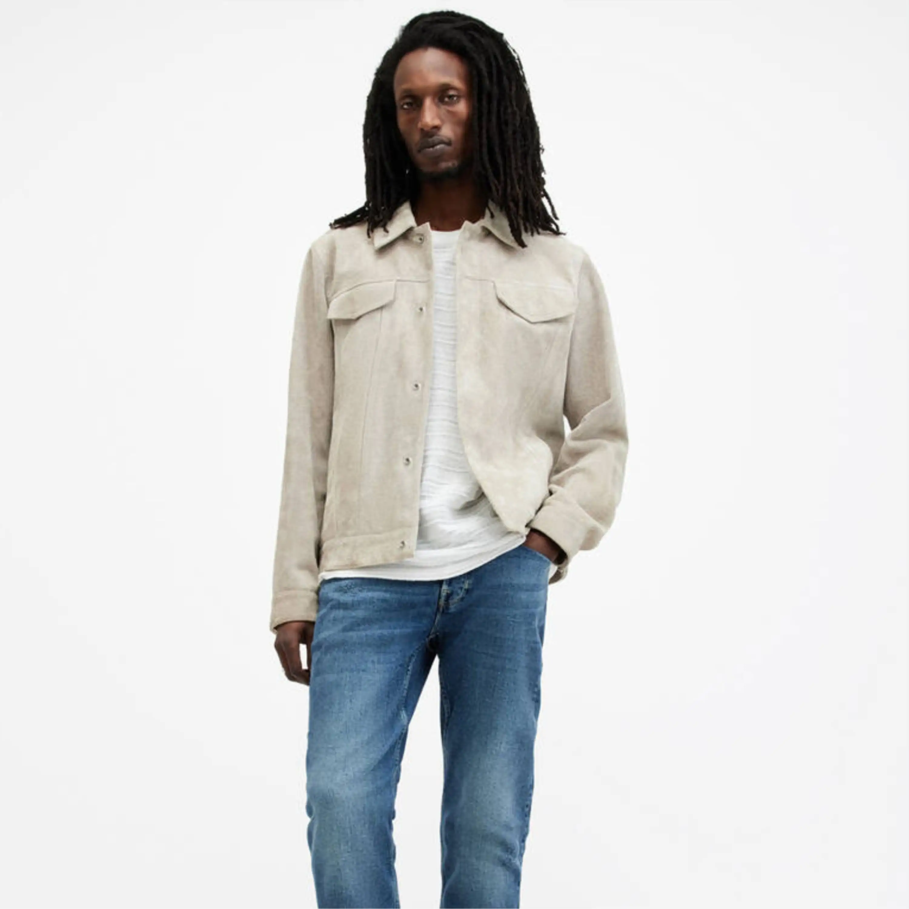 OEM Custom Manufacturer 2024 Wholesale Streetwear Mens Denim Jeans Loose Fit Jeans Straight Baggy Jeans