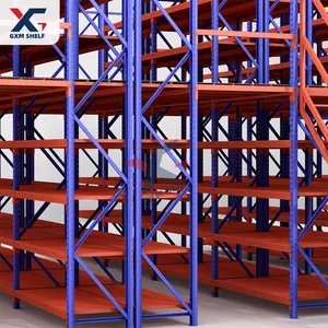 GXM Industrial Platforms Industrielle Mezzanine-Plattform beleuchtete Mezzanine-Doppel-Mezzanine-Rack-Systeme