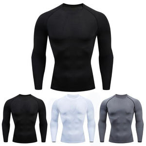 T-shirt de sport personnalisé 2026 de haute qualité pour hommes, à manches longues, respirant, anti-UV, sublimé, pour entraînement MMA - Product Image 1
