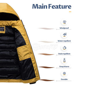 Chaqueta acolchada de calidad superior superventas chaqueta acolchada de hombre cómoda de invierno cálida para venta en línea - Product Image 2