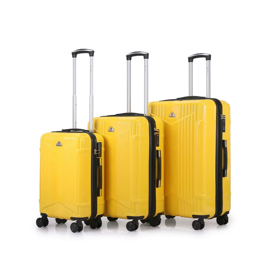 Splendid TESLA California Yellow 701-702 Suitcase Luggage Set