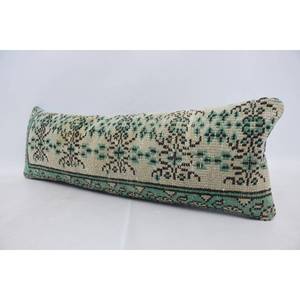 พรม Kantha ขนสัตว์สีเบจสไตล์โบฮีเมียน12X36นิ้วทอลายวินเทจ - Product Image 4