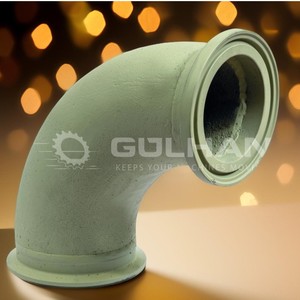 Putzmeister ข้อศอก90องศา zxm/ZXV150/6,0สำหรับปั๊มคอนกรีตหมายเลขชิ้นส่วน: 292079001 2ND ทางออกข้อศอก - Product Image 3