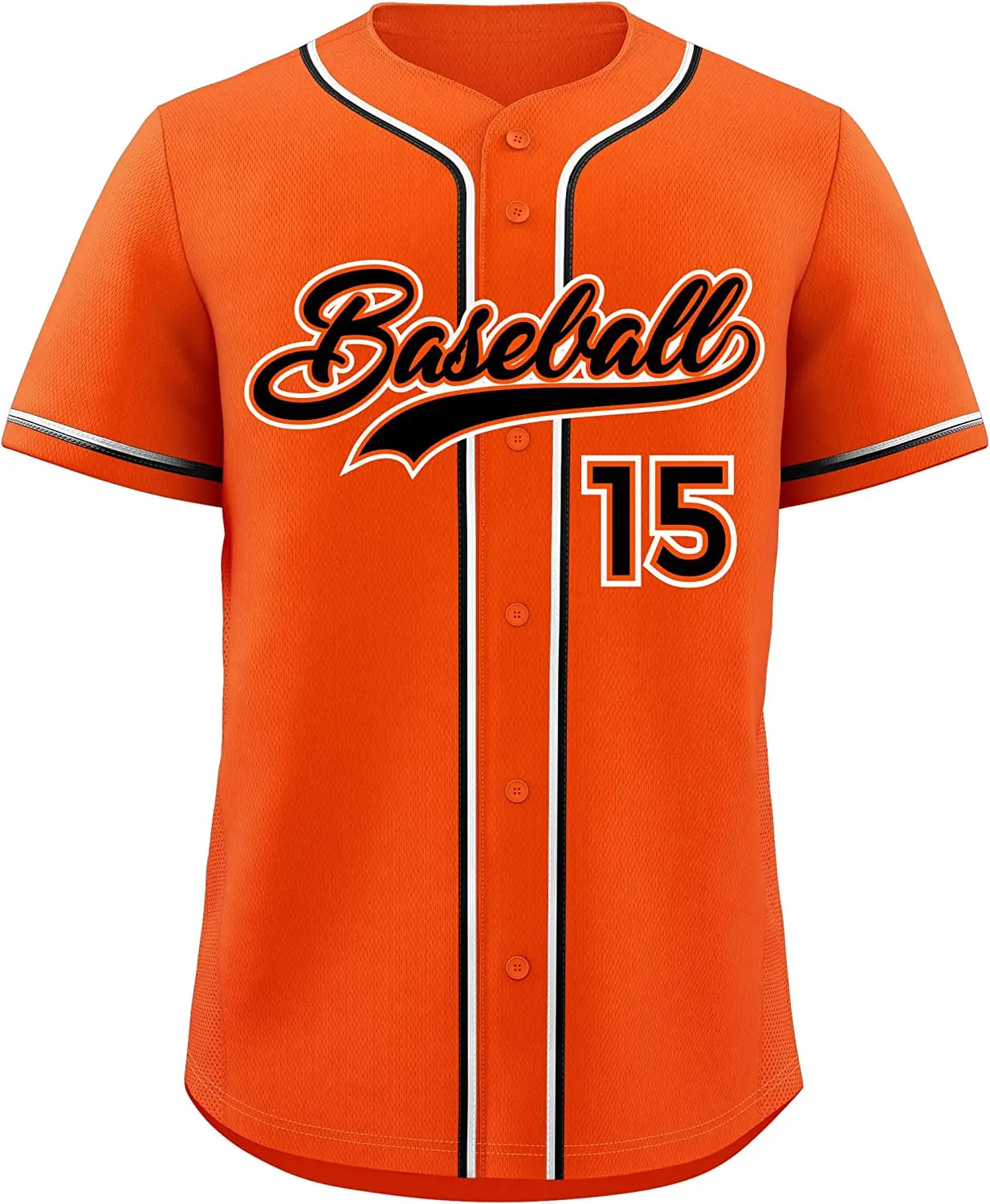 Großhandel Custom Logo Baseball Jersey Stickerei Logo Sublimation Design Herren Baseball Shirt