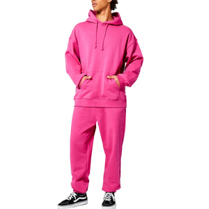 Chándal de algodón 100% para hombre, venta al por mayor, producto de buena calidad, ropa de gimnasio, chándal transpirable de talla grande para hombre - Product Image 5