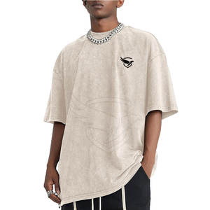 Nuevo estilo Ropa de verano Hombres Camisetas Manga corta Tela de algodón Camisetas de gran tamaño para adultos Venta en línea - Product Image 2