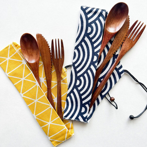 Antique Wooden Cutlery <b>Set</b> Perfect For Weddings Restaurants And Gift Supplies Elegant <b>Flatware</b> <b>Set</b> Of Two Different Shapes - Product Image 3