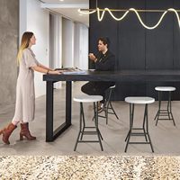 Tabouret de Bar Pliant en Plastique Banc Extérieur Bar Cocktail Banc Cuisine Portable Intérieur Comptoir Tabourets Chaise Haute Pliable