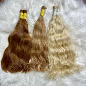 Haute qualité!! Cheveux en vrac bruts pleine cuticule alignée 100% matière première de cheveux humains du Vietnam - Product Image 3