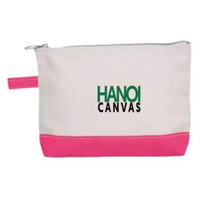 Hot Sale High Quality Eco-Friendly Canvas <b>Makeup</b> <b>Case</b> Fashionable Zipper Closure Customized Logo Cosmetics Storage Bag Plain - Product Image 5