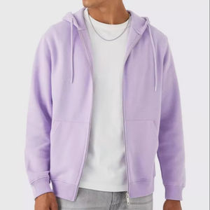 เสื้อฮู้ดซิปไหล่ทรงบ็อกซี่ทรงหลวมแนววินเทจสำหรับผู้ชายเสื้อฮู้ดแขนยาวผ้าเทอร์รี่สำหรับฤดูหนาวกำหนดเอง2025 - Product Image 1