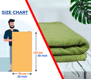 Premium <b>Light</b> Weight 720 Gsm 100% Cotton <b>Bath</b> Towel with Unique Texture for Active Feel, Quick Absorption & Fast Drying - Product Image 4