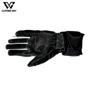 New Full <b>Finger</b> Custom Logo Touch Screen Leather Motorbike Gloves Breathable Waterproof Protective Riding Gloves - Product Image 4