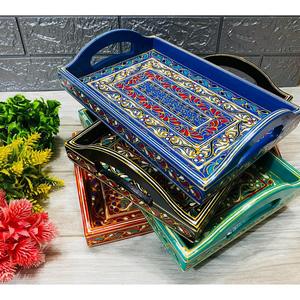 Plateau de service en bois MDF avec revêtement émaillé, design, hôtels et restaurants, articles de cuisine, plateau de table, haute qualité - Product Image 1