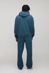 Recién llegado, ropa de calle de invierno 2026, cómodo ajuste Regular, logotipo impreso personalizado, conjunto de 2 piezas para hombre, peso medio, 100% algodón, holgado - Product Image 3