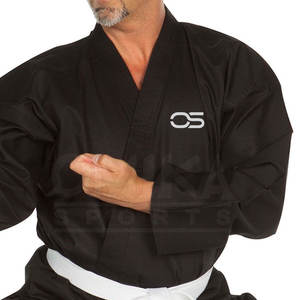 Uniforme de kárate para Artes Marciales hecho a medida, ropa de entrenamiento de algodón duradero con características de servicio OEM, conjunto de logotipo personalizado, estilo a la venta - Product Image 6