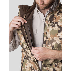 Gilet de chasse softshell respirant de haute qualité pour hommes, saison hivernale, prix d'usine, logo personnalisé, gilet de chasse pour hommes - Product Image 2
