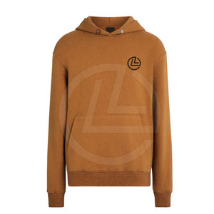 Sudadera con cremallera de gran tamaño para hombres con silueta relajada y mezcla de algodón suave - Product Image 1