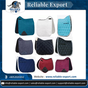 Tapis de selle de cheval de dressage en pur coton personnalisé avec doublure en polaire durable Style occidental et anglais pour l'équitation - Product Image 5
