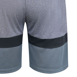 Bermudas de Hip Hop de algodón 100%, ajuste elástico relajado, tejido sólido, transpirable con logotipo frontal - Product Image 6