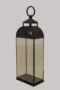 Linterna de metal de Venta caliente con pared de vidrio y mango colgante Linterna de metal de último diseño para usos de decoración - Product Image 2