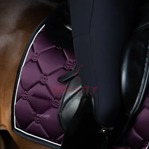 Diseño de algodón con forro suave para almohadillas de sillín de soporte cómodas Almohadilla de sillín ecuestre inglesa acolchada transpirable personalizada - Product Image 5