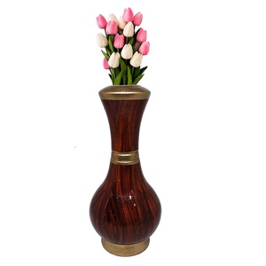 Macetas de plantas para hogar y hotel, jarrón de la mejor calidad, diseño único, macetas de flores de madera para restaurante y mesa a precio bajo - Product Image 6
