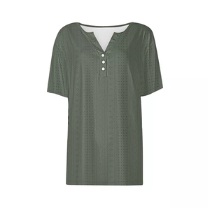 Recién llegado, camisetas para mujer, camisetas informales de verano para mujer, camisetas transpirables para mujer, venta en línea, cómodo servicio OEM - Product Image 5