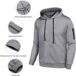 Survêtement à capuche de haute qualité pour hommes Design personnalisable/Logo Confortable pour la mode Entraînement Fitness Écologique Solide - Product Image 6