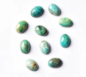 Chrysocolla Oval Natural Gemstone All Calbrated Sizes 5X3 mm To 20X15 Loose Gemstone For Jewelry Making.