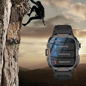 Montre connectée de sport d'extérieur KR QX12, écran TFT 41-43 mm, moniteur de fréquence cardiaque, étanche, tracker de fitness unisexe - Product Image 5
